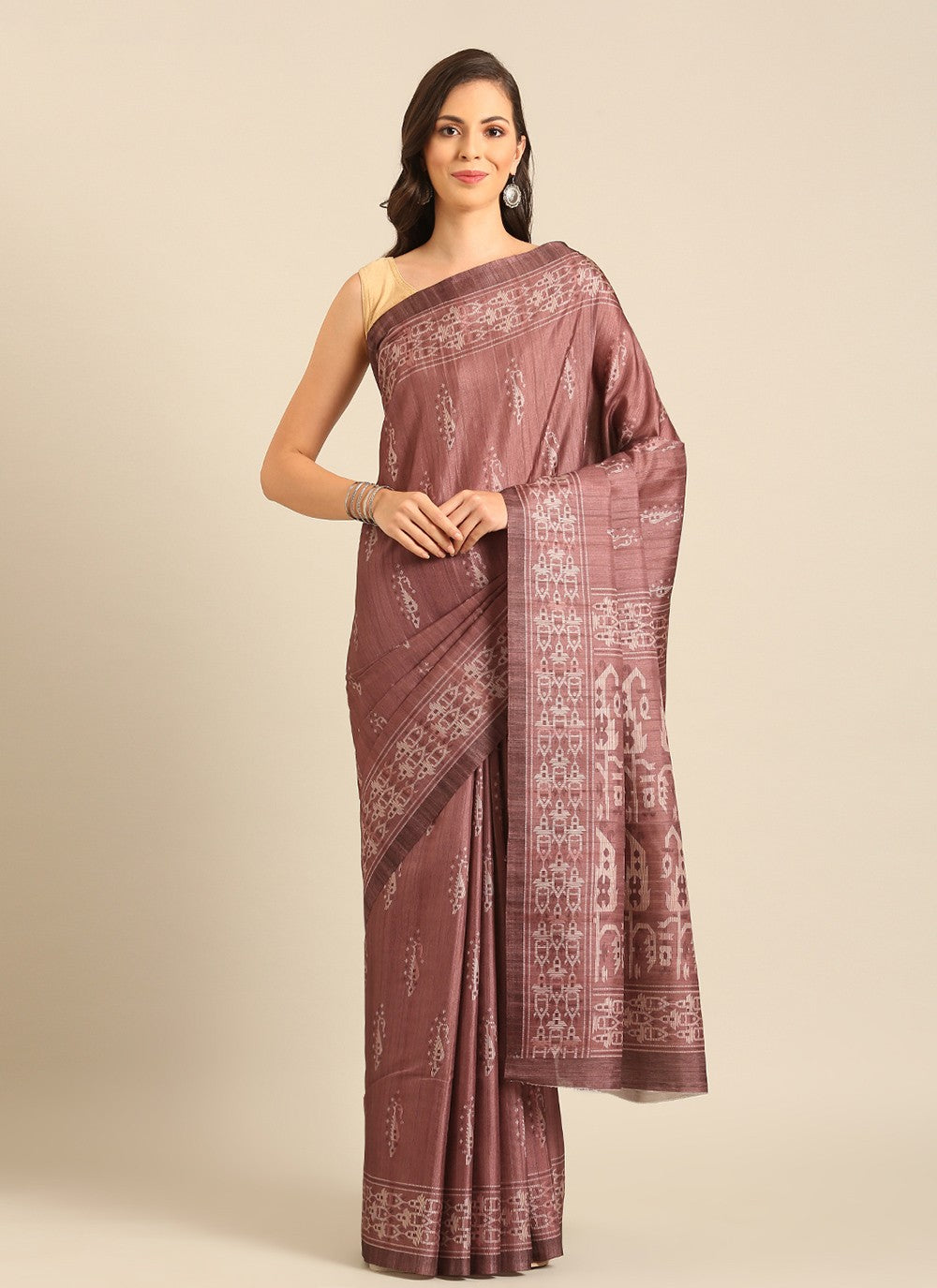 Contemporary Printed Cotton Saree - S8010