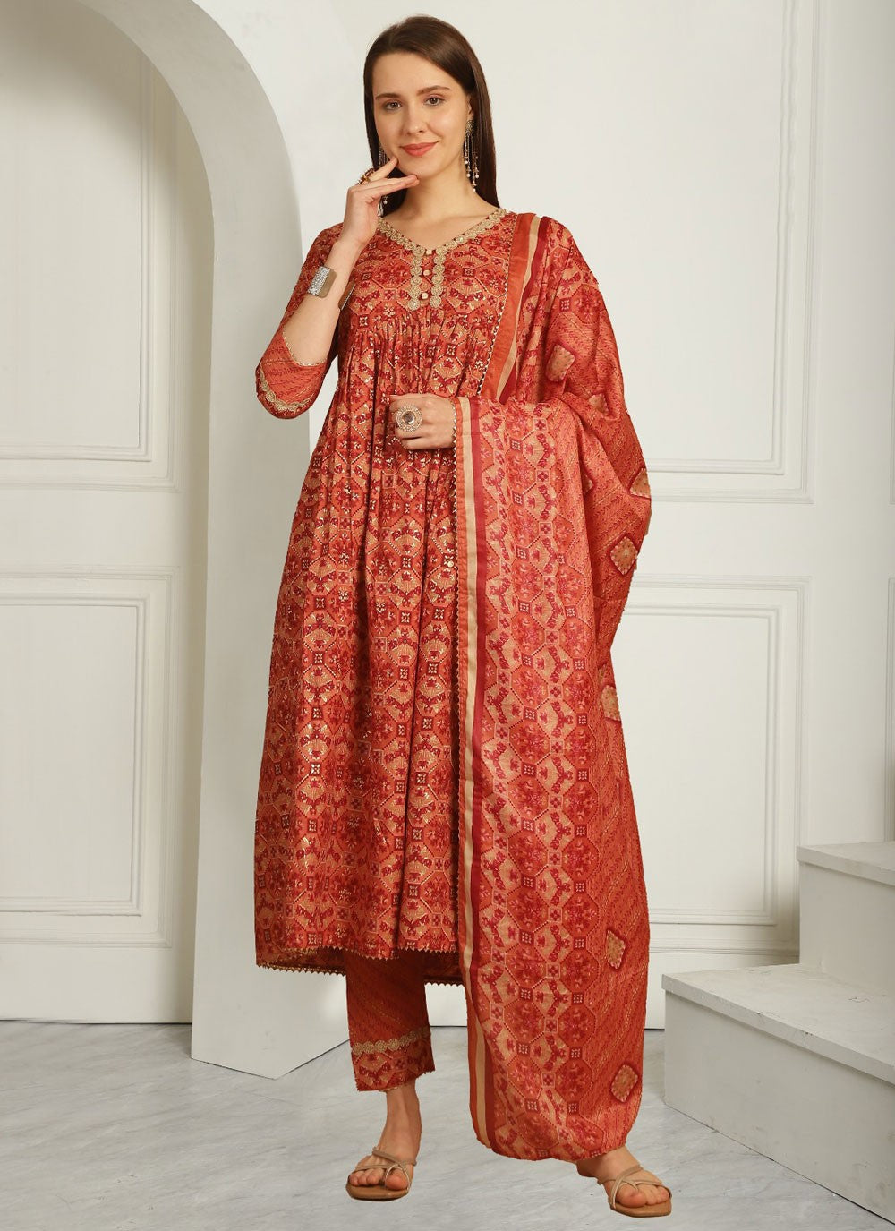 Cotton Salwar Suit - T2815