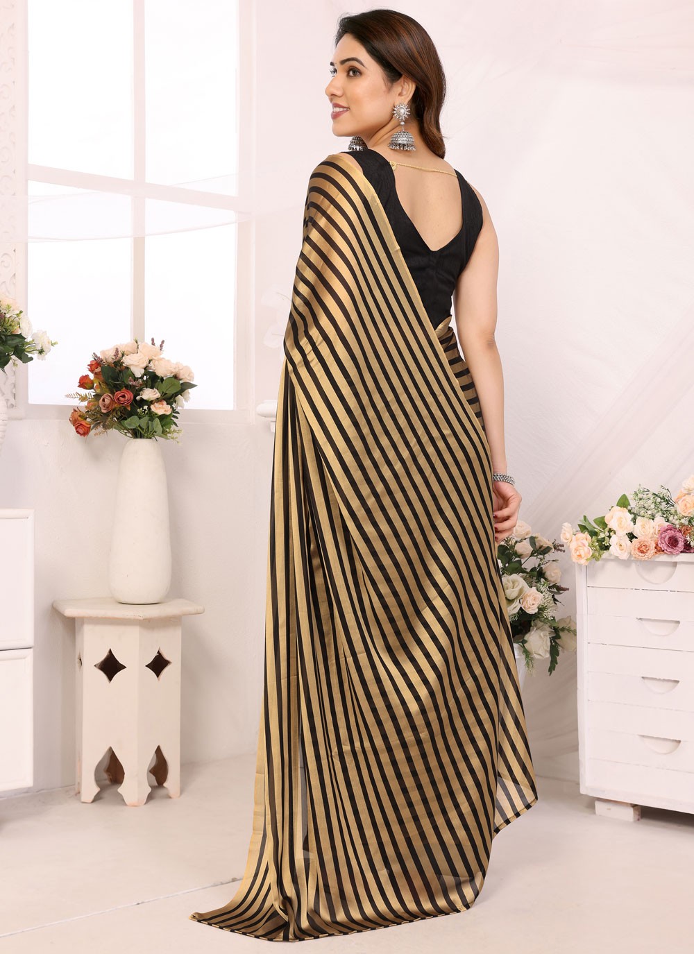 Classic Printed Georgette Saree - S9629