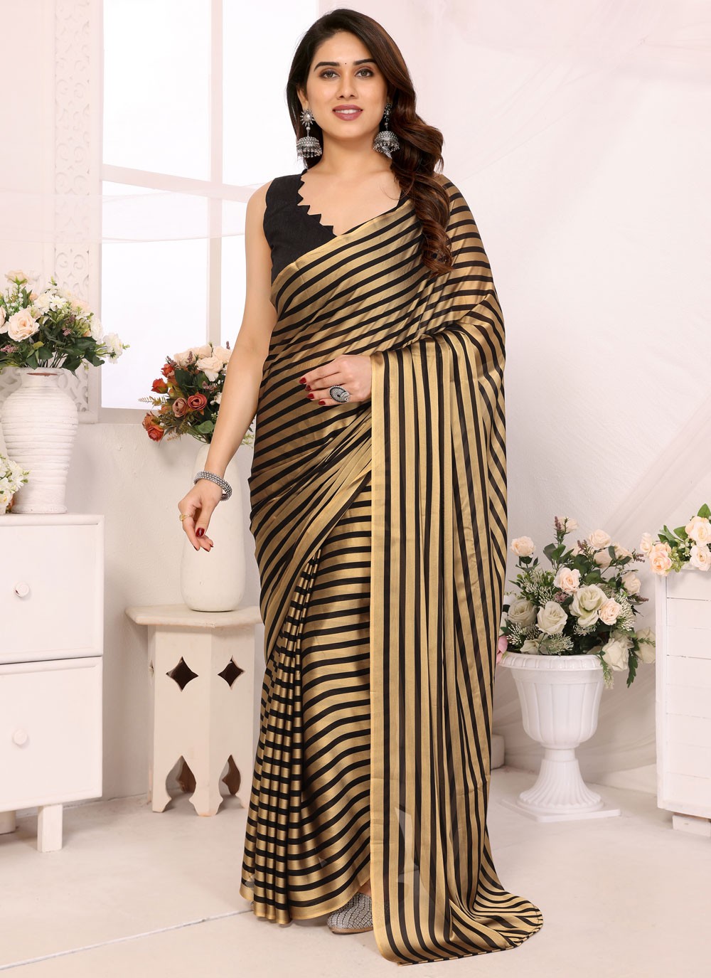 Classic Printed Georgette Saree - S9629