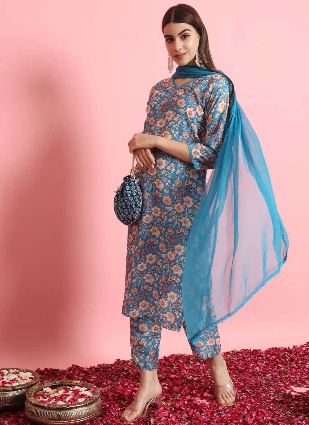 Rayon, Viscose Salwar Suit - T2612