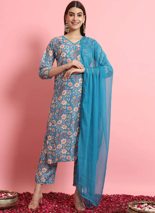 Rayon, Viscose Salwar Suit - T2612