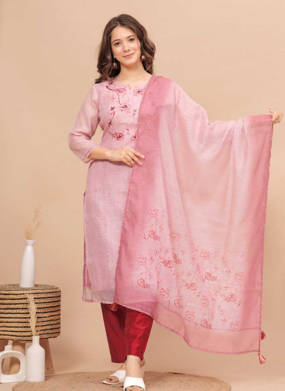 Muslin Salwar Suit - T2329