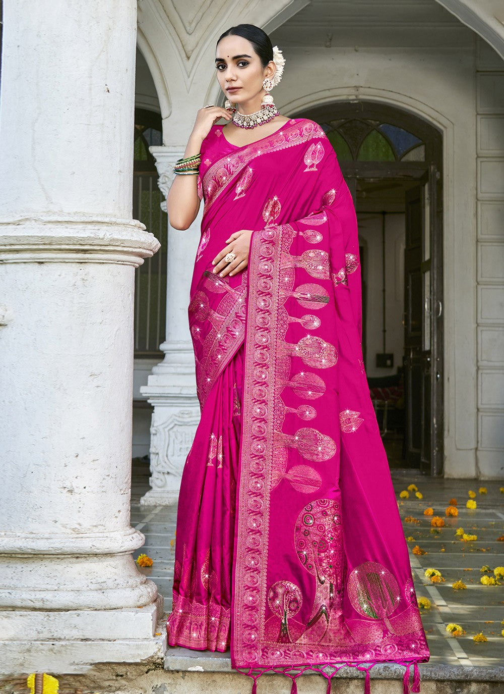 Printed Silk Saree - S12160