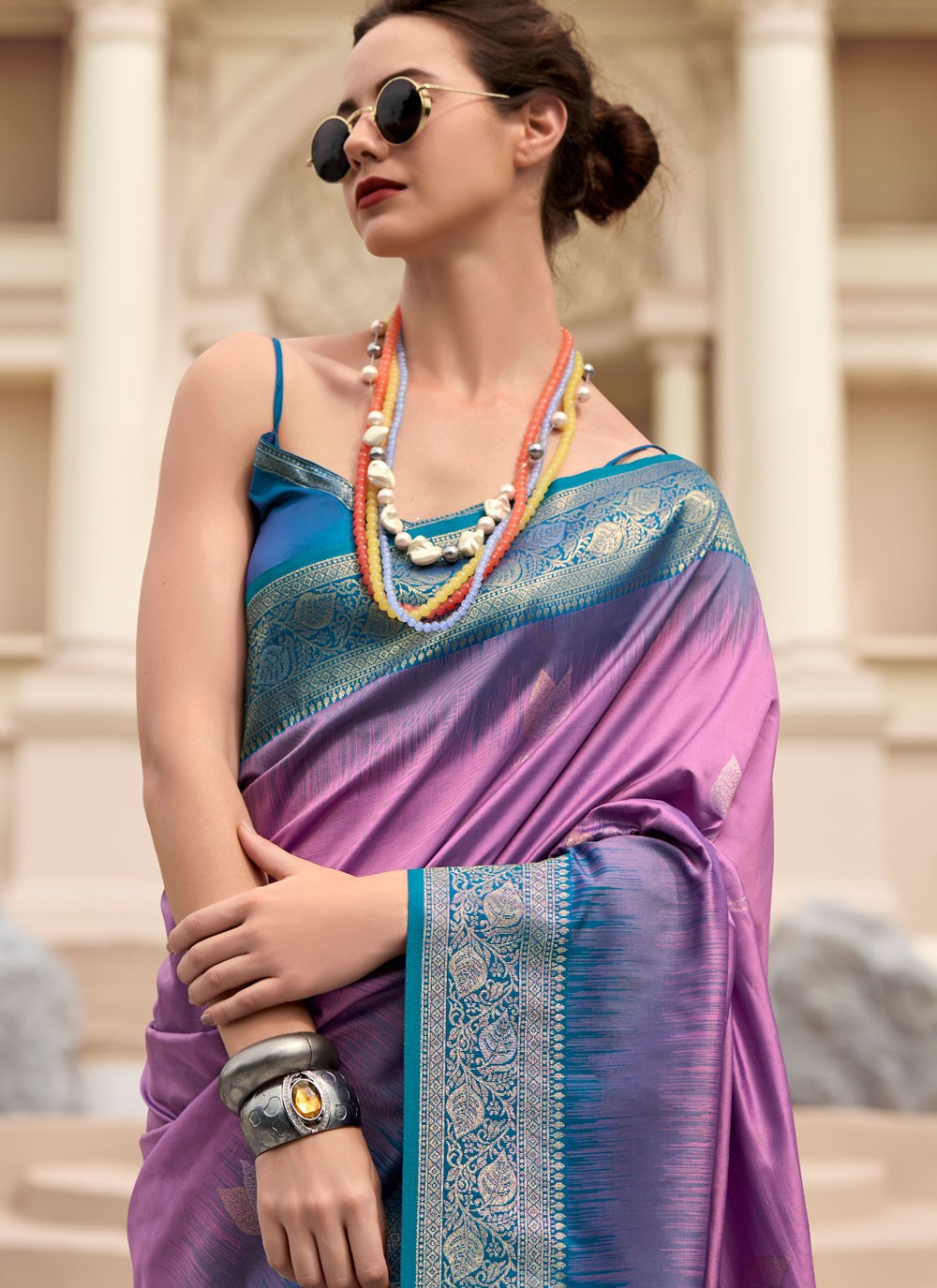 Weaving Zari Pure Silk Saree - S11970