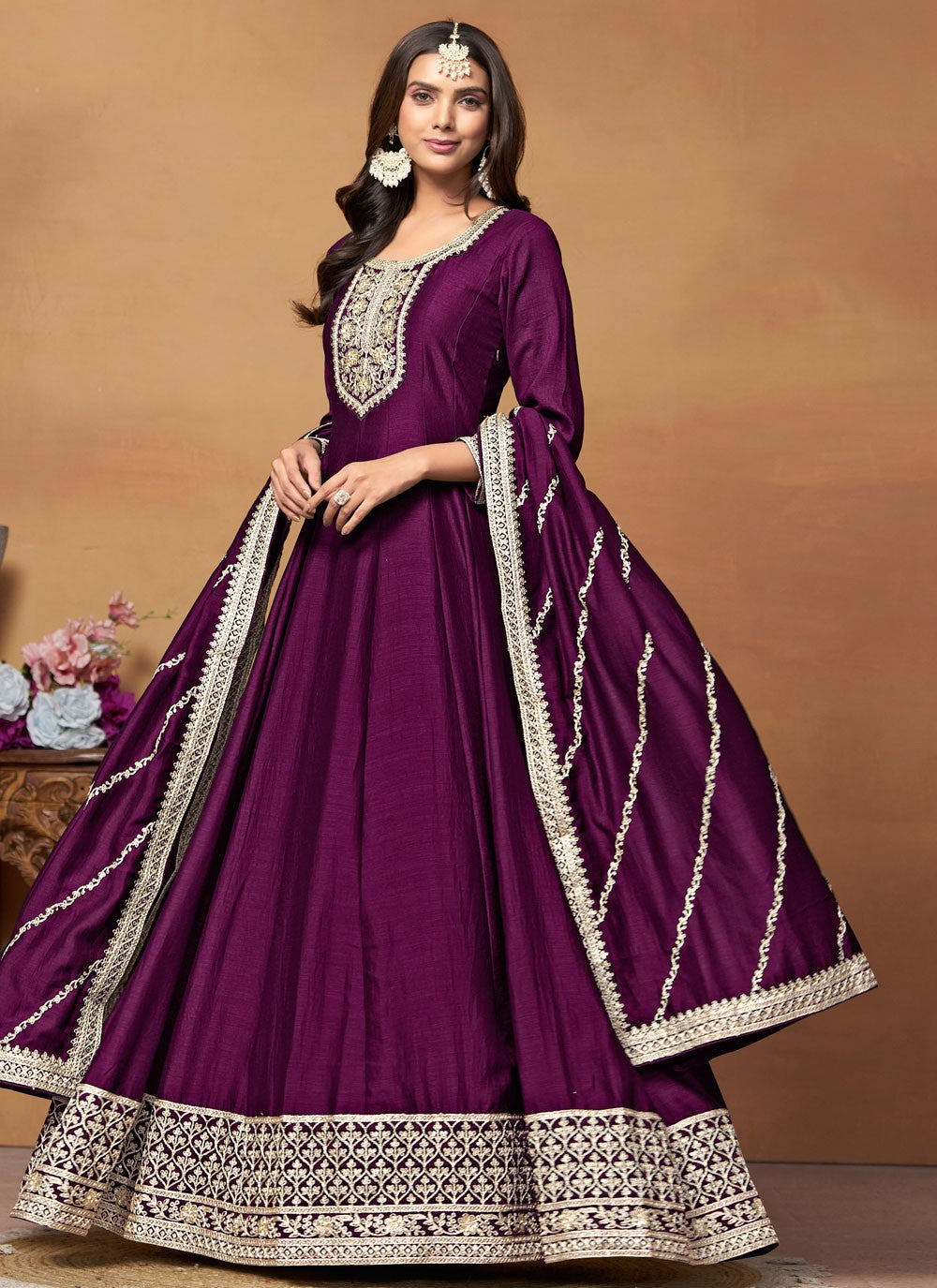 Art Silk Anarkali - T2670