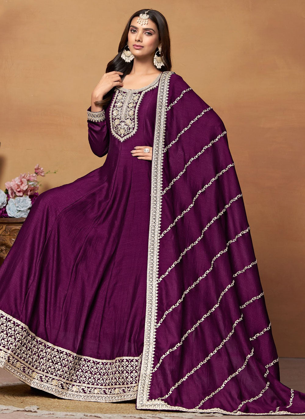 Art Silk Anarkali - T2670