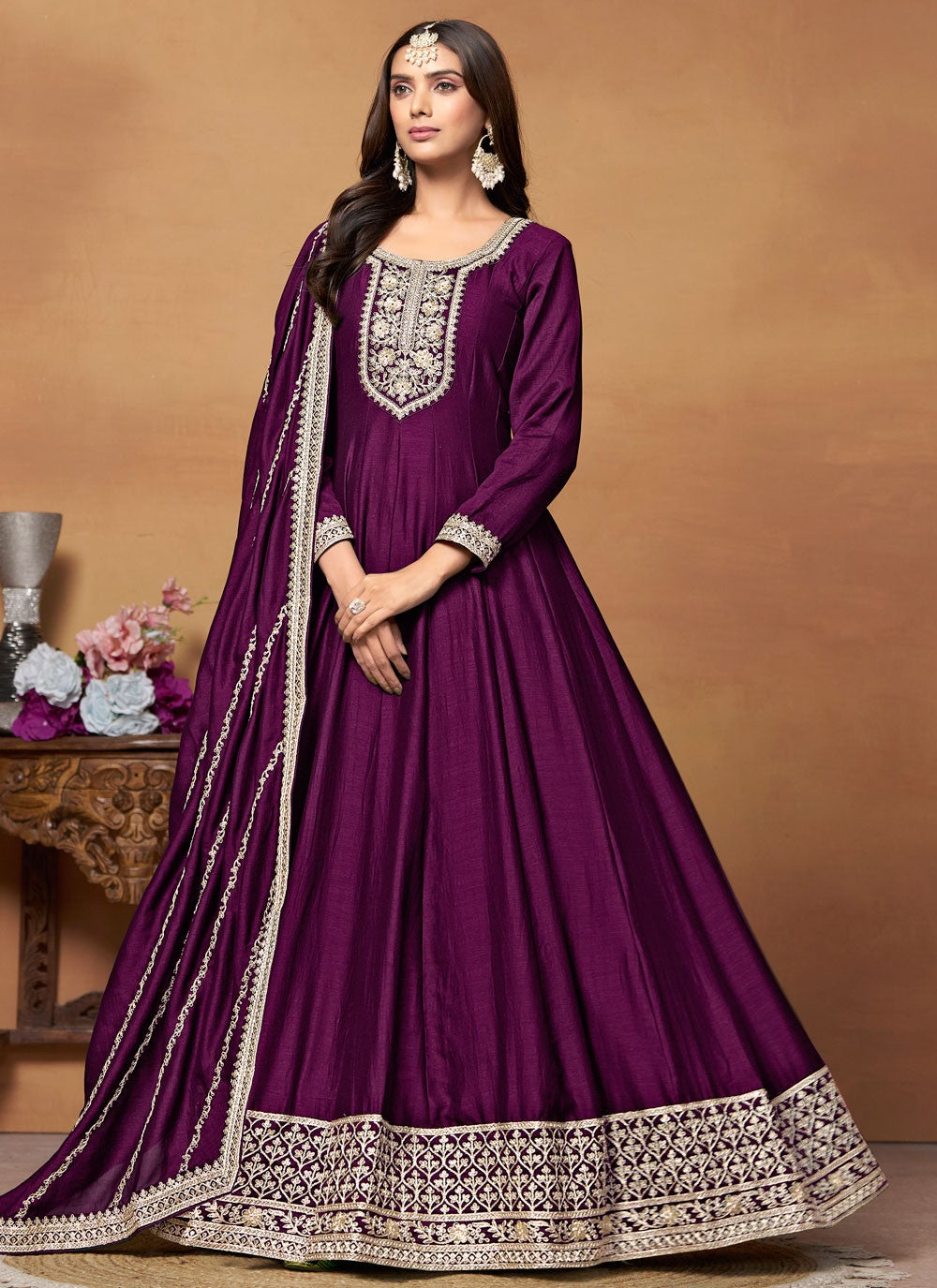 Art Silk Anarkali - T2670