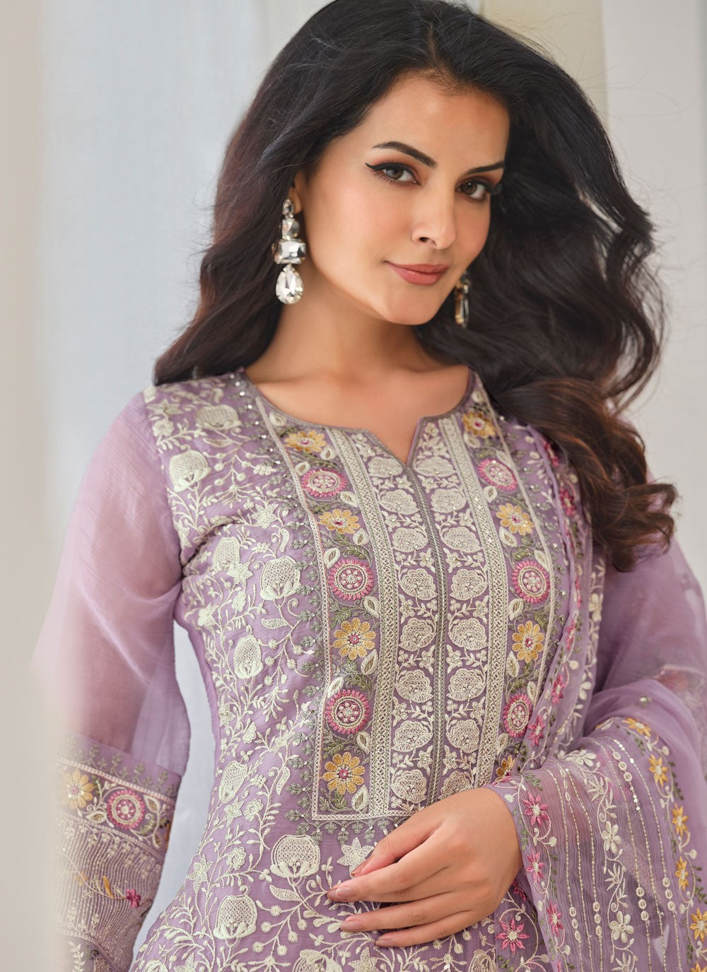 Chiffon Salwar Suit - T3233