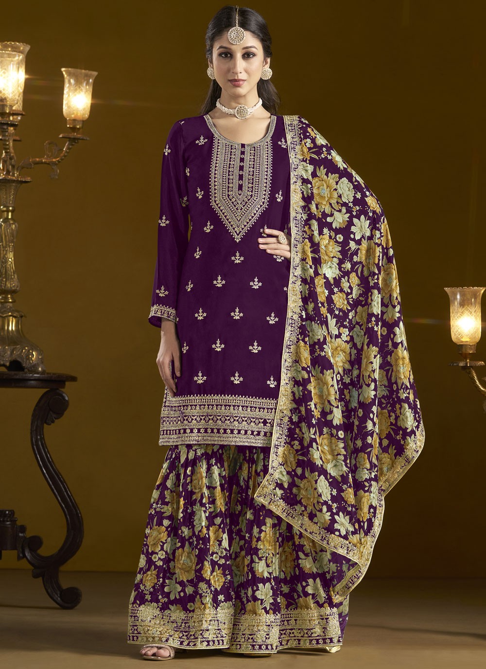 Chinon Salwar Suit - T3810