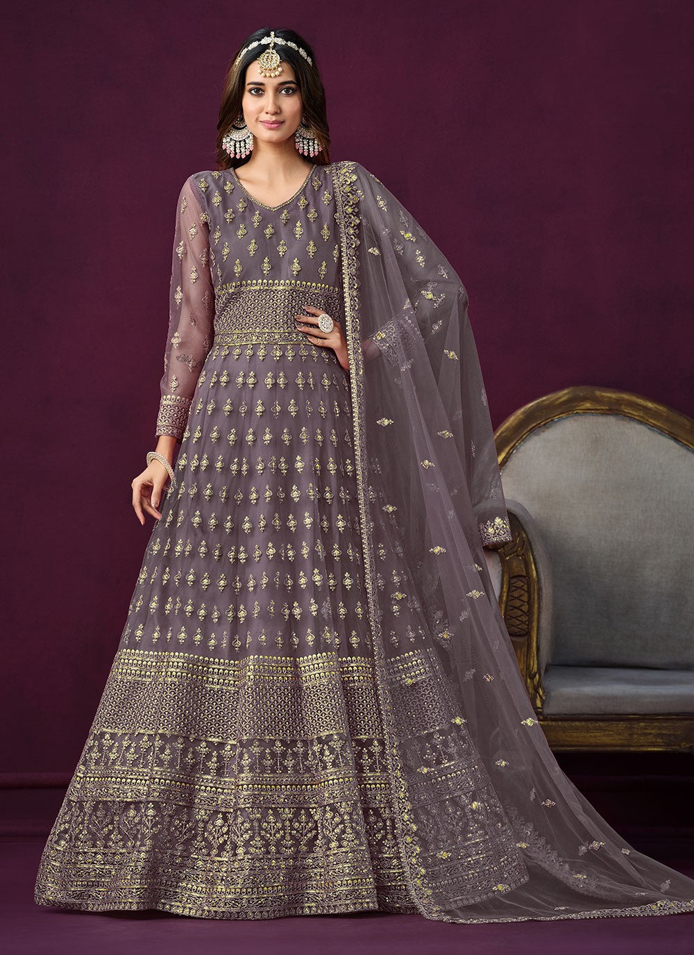 Net Anarkali - T1843