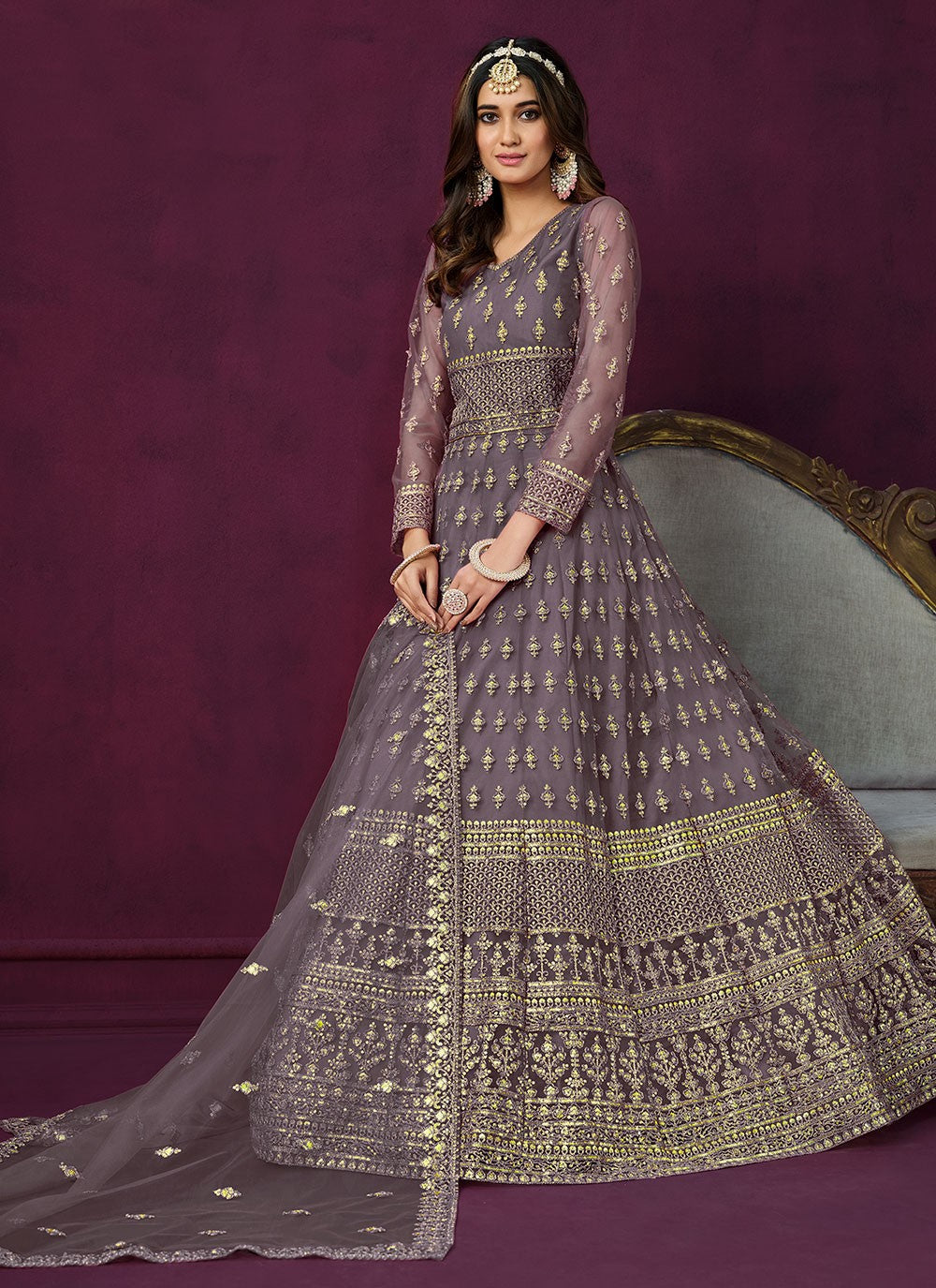 Net Anarkali - T1843