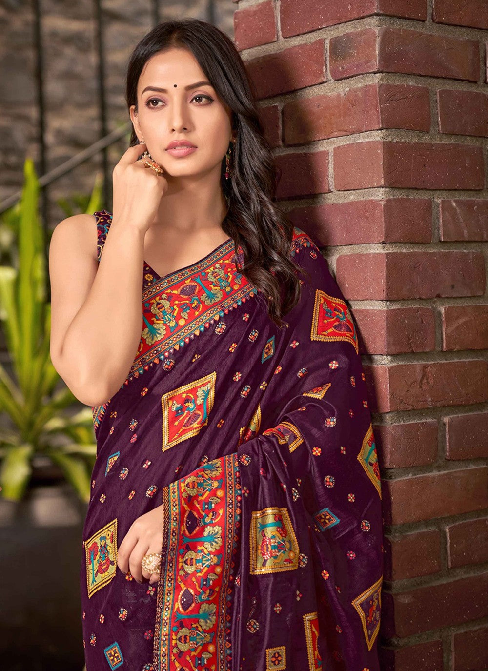 Designer Woven Cotton Silk Saree - S3129