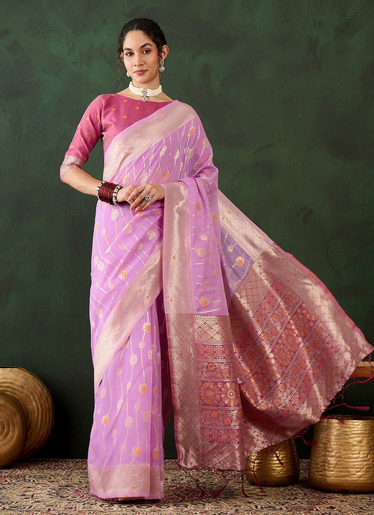 Classic Woven Cotton Saree - S8324