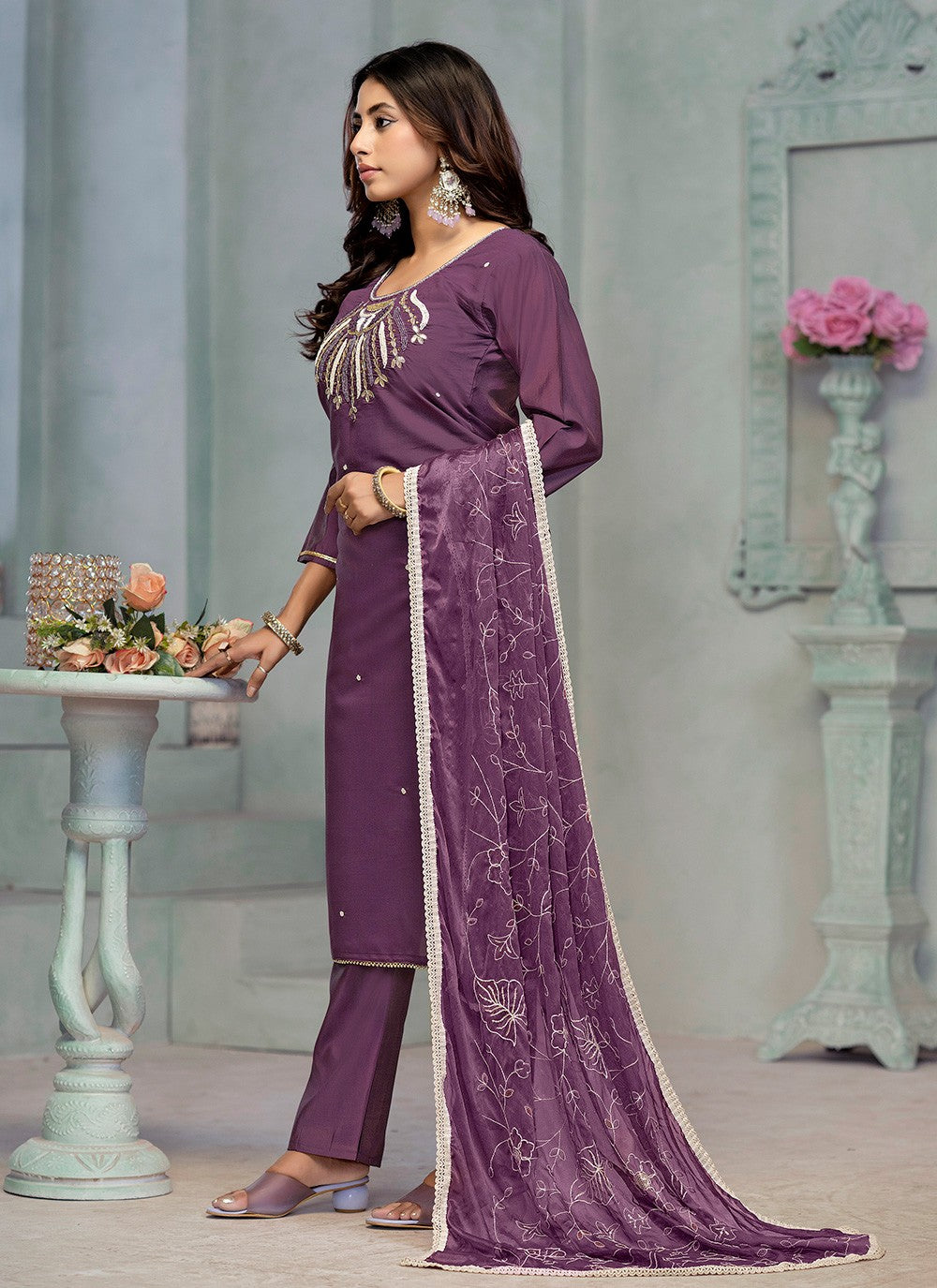 Cotton , Rayon Salwar Suit - T3074