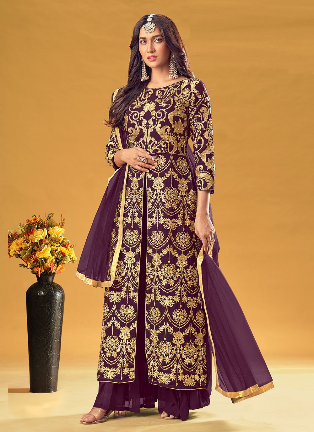 Georgette Pakistani Suit - T723