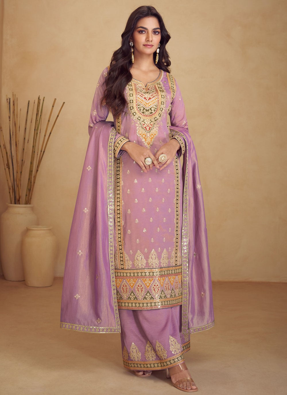 Shimmer Salwar Suit - T3255