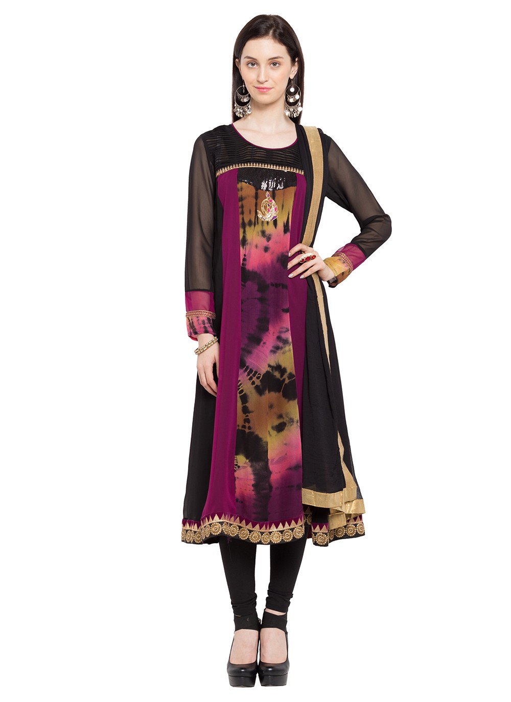 Faux Georgette Salwar Suit - T237