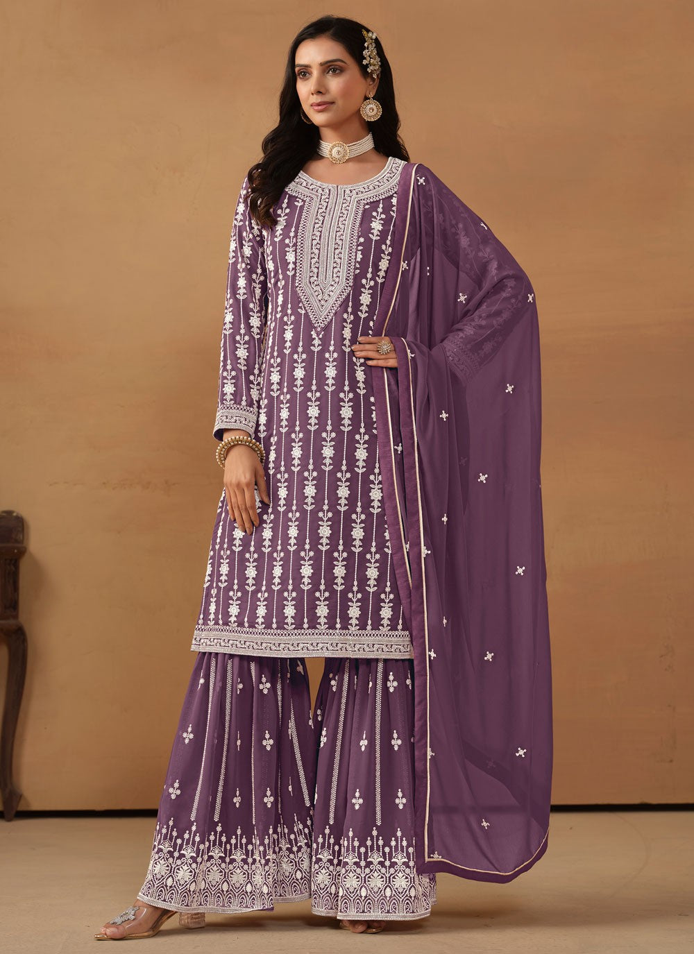 Faux Georgette Salwar Suit - T2068