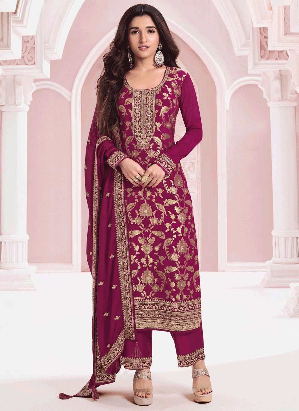 Viscose Salwar Suit - T4079