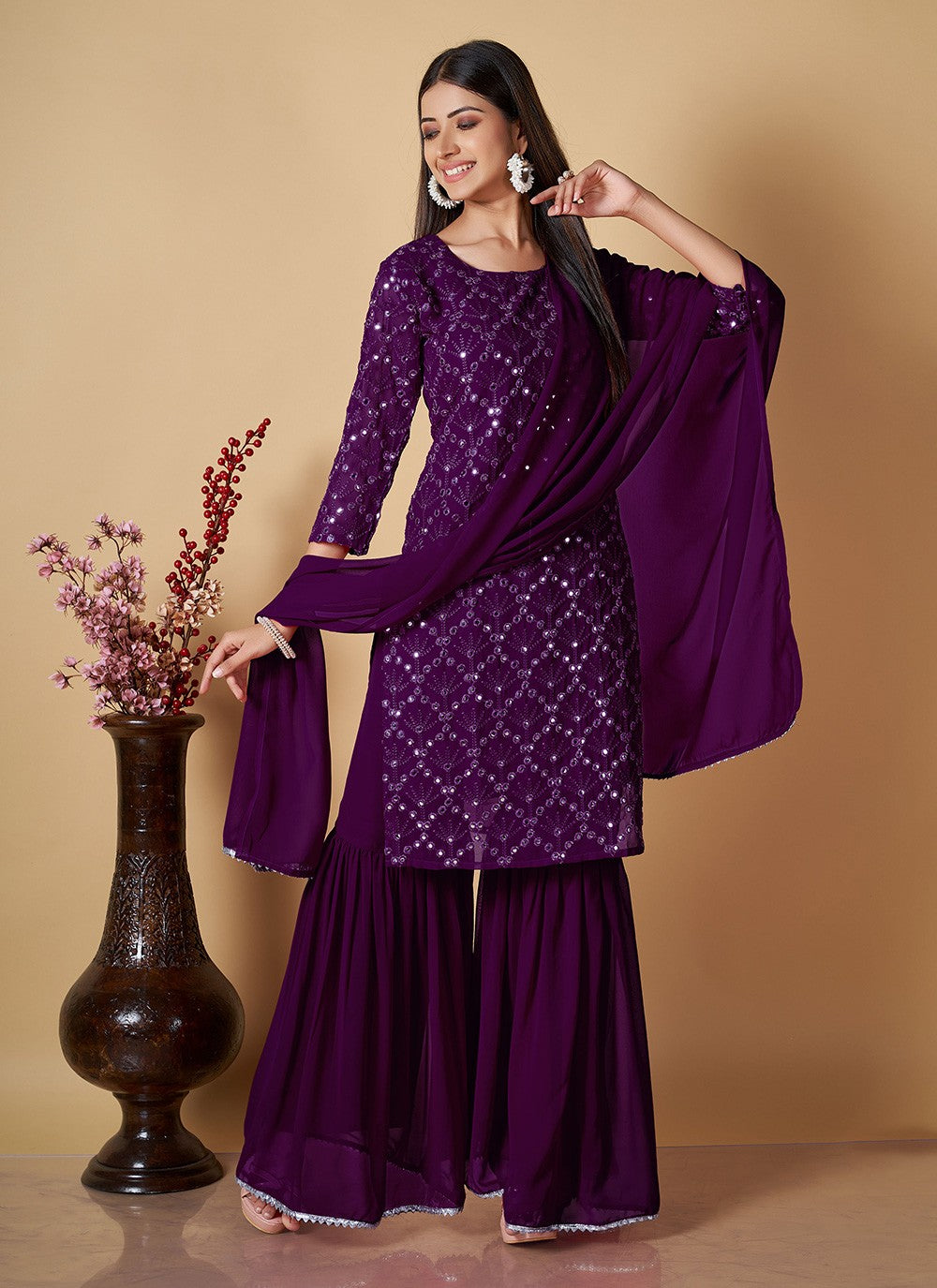 Georgette Salwar Suit - T1195