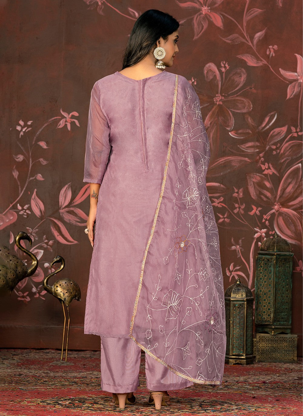 Organza Salwar Suit - T2047