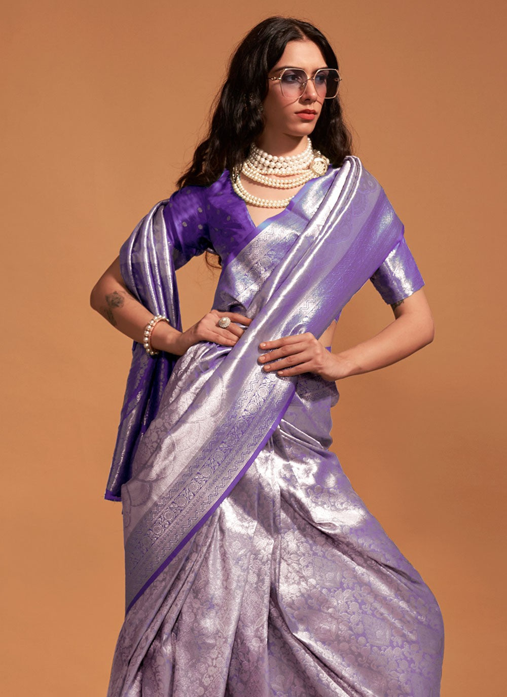 Classic Woven Kanjivaram Silk Saree - S4473