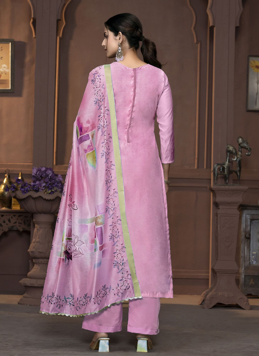 Modal Palazzo Suit - T3477