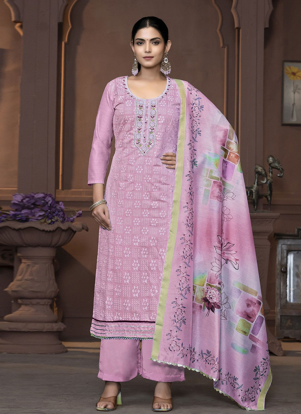 Modal Palazzo Suit - T3477