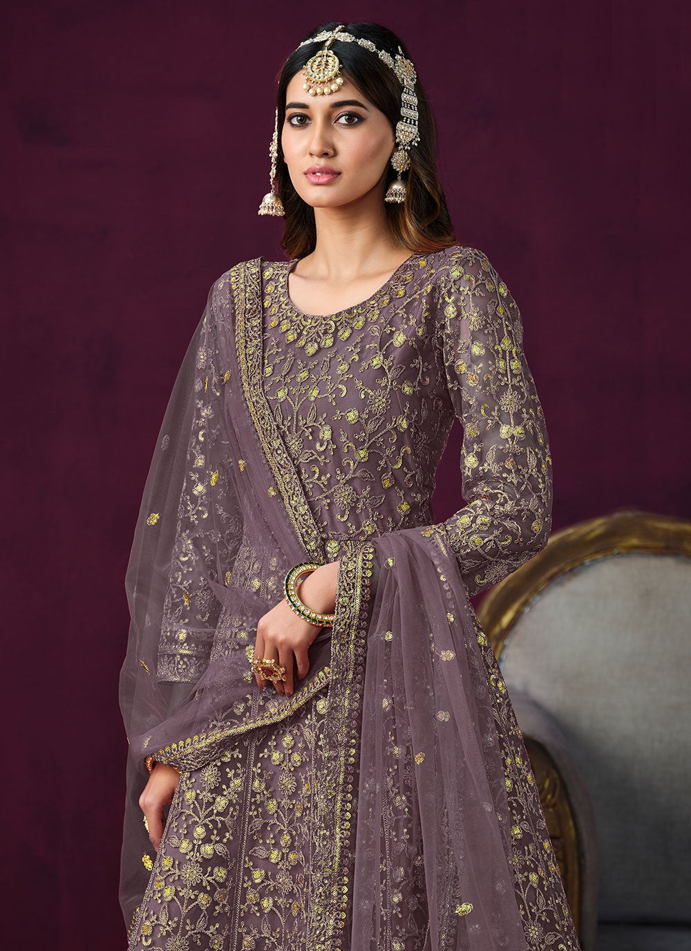 Net Anarkali - T1746