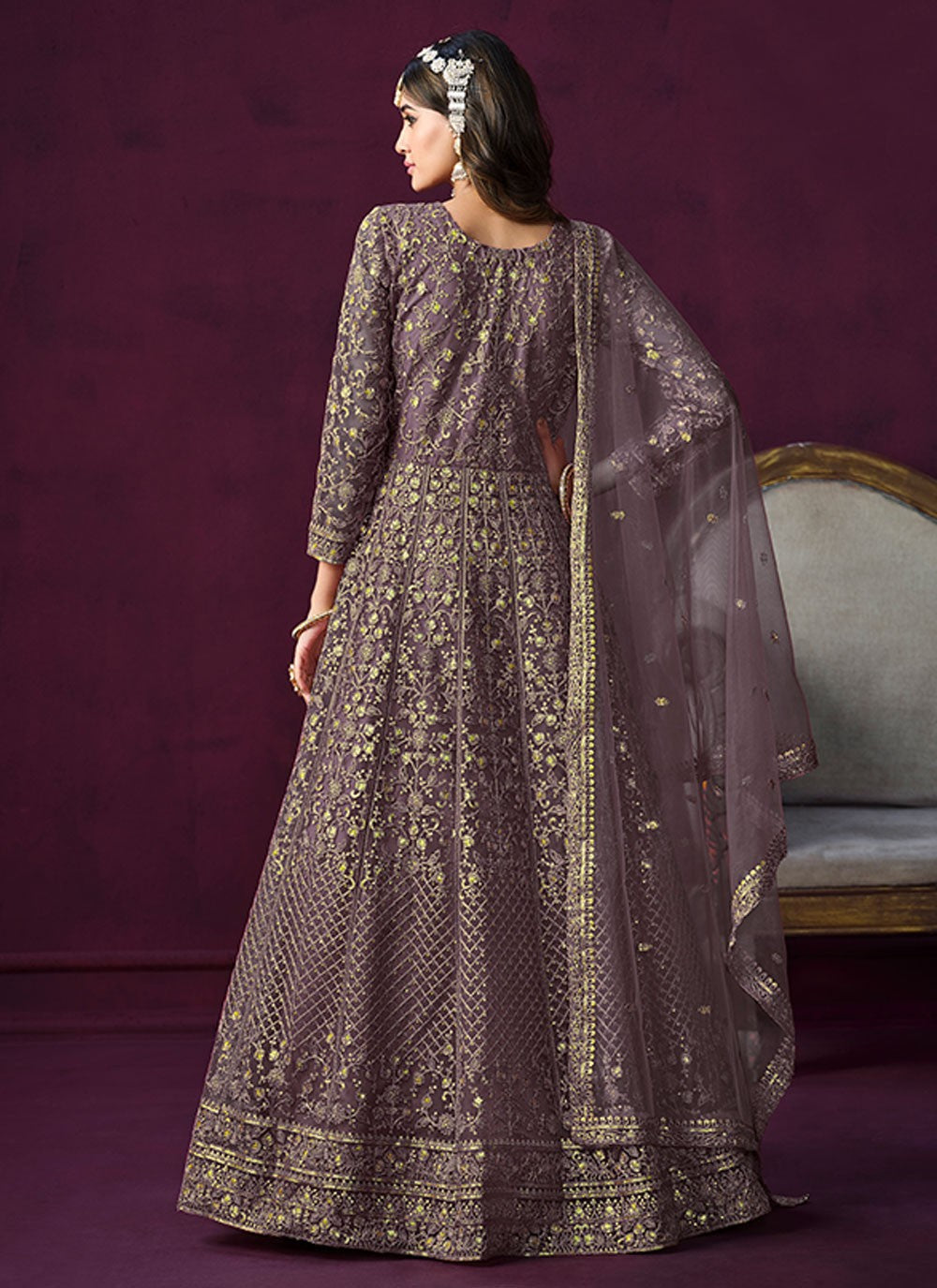 Net Anarkali - T1746