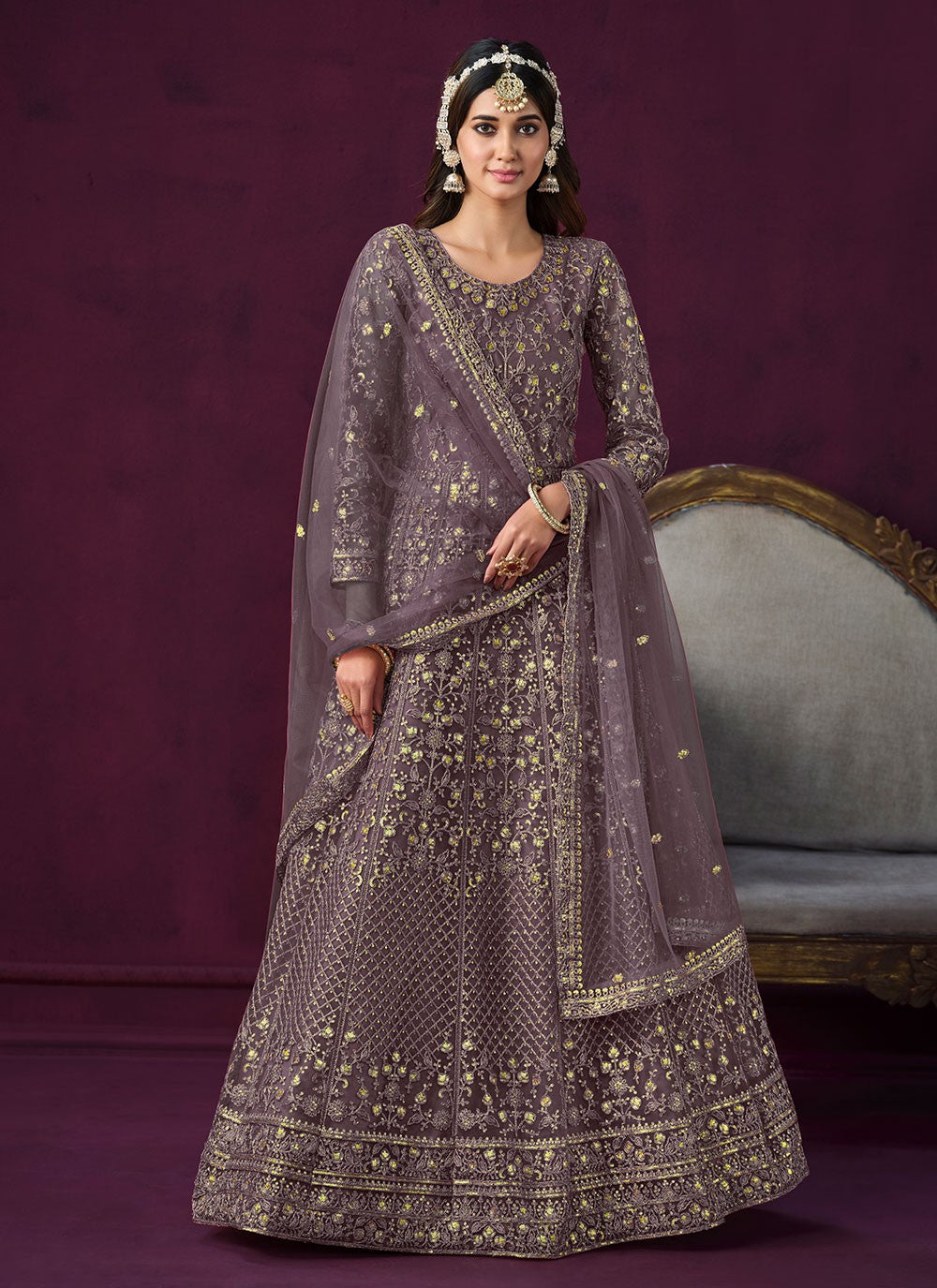 Net Anarkali - T1746