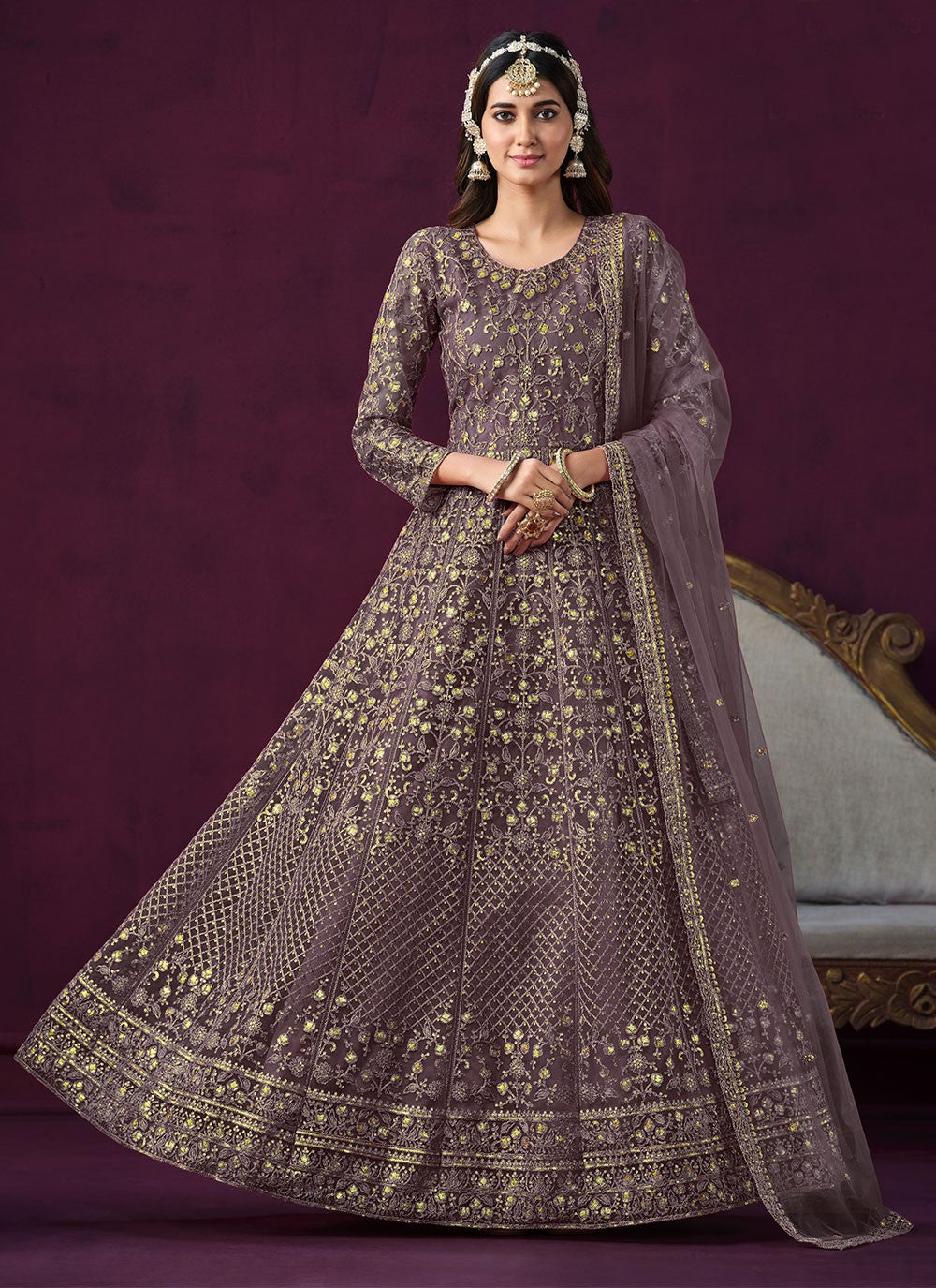 Net Anarkali - T1746