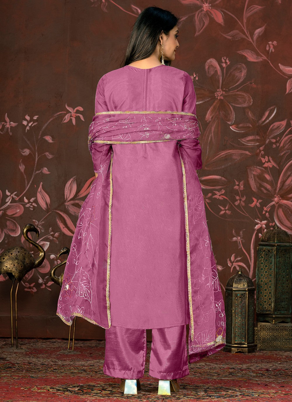 Organza Salwar Suit - T2056