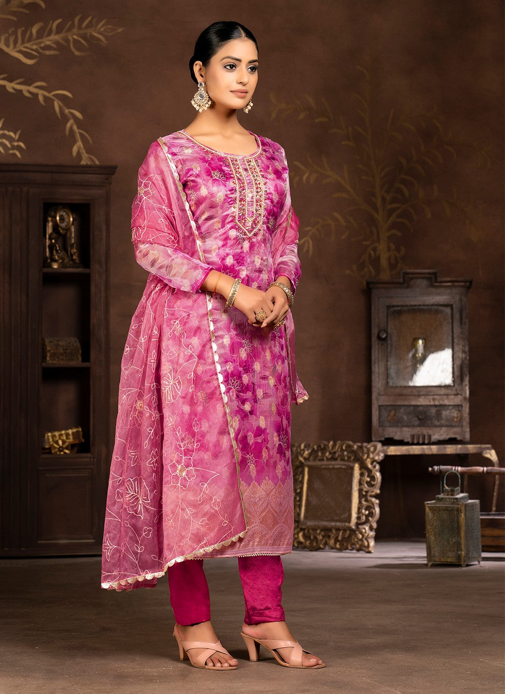 Organza Salwar Suit - T2000