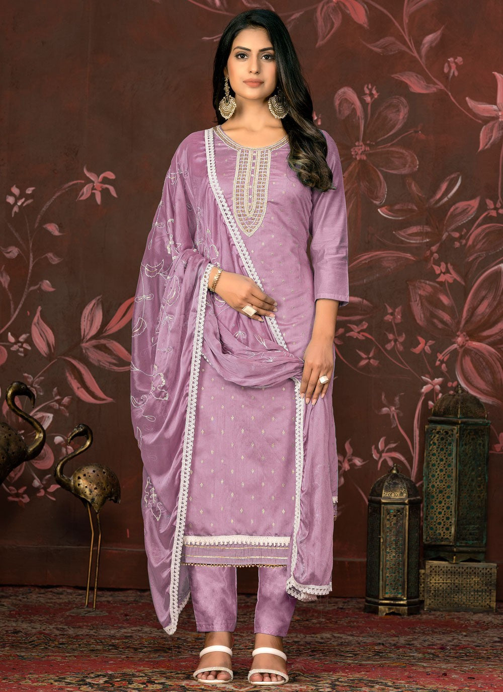 Organza Salwar Suit - T1970