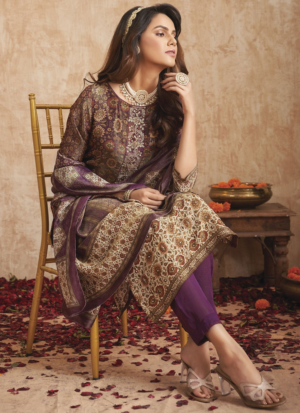 Shimmer, Tissue Salwar Suit - T4226