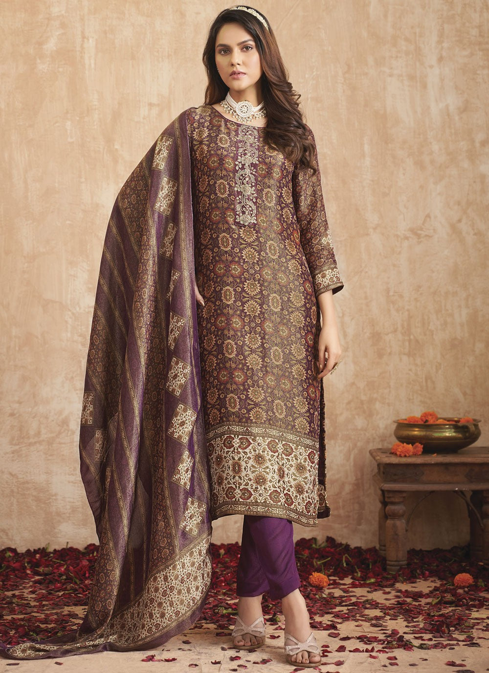 Shimmer, Tissue Salwar Suit - T4226