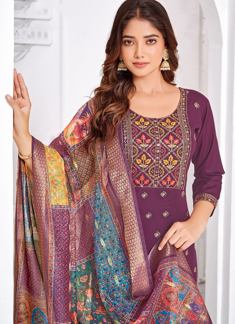 Rayon Salwar Suit - T3843