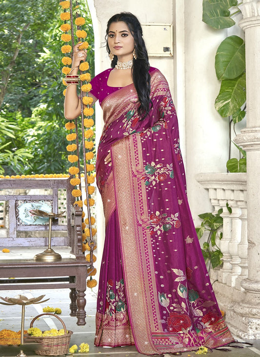 Printed Silk Saree - S12228