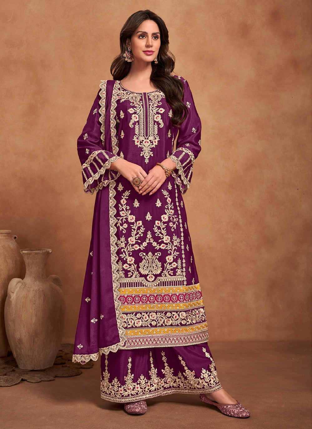 Chinon Salwar Suit - T2072