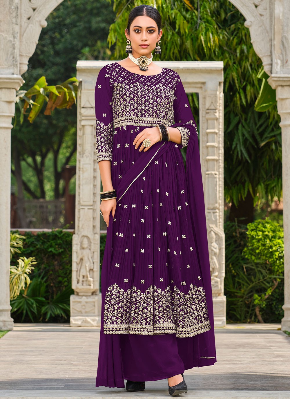 Georgette Salwar Suit - T1079