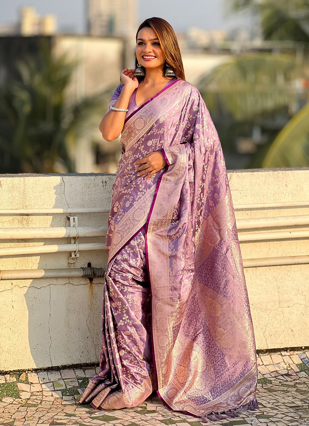 Traditional Woven Banarasi Silk Saree - S10347