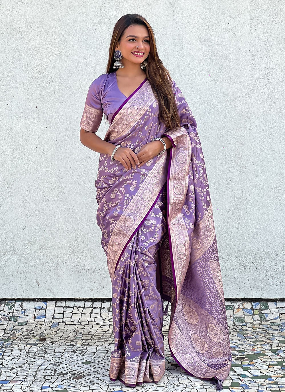 Traditional Woven Banarasi Silk Saree - S10347