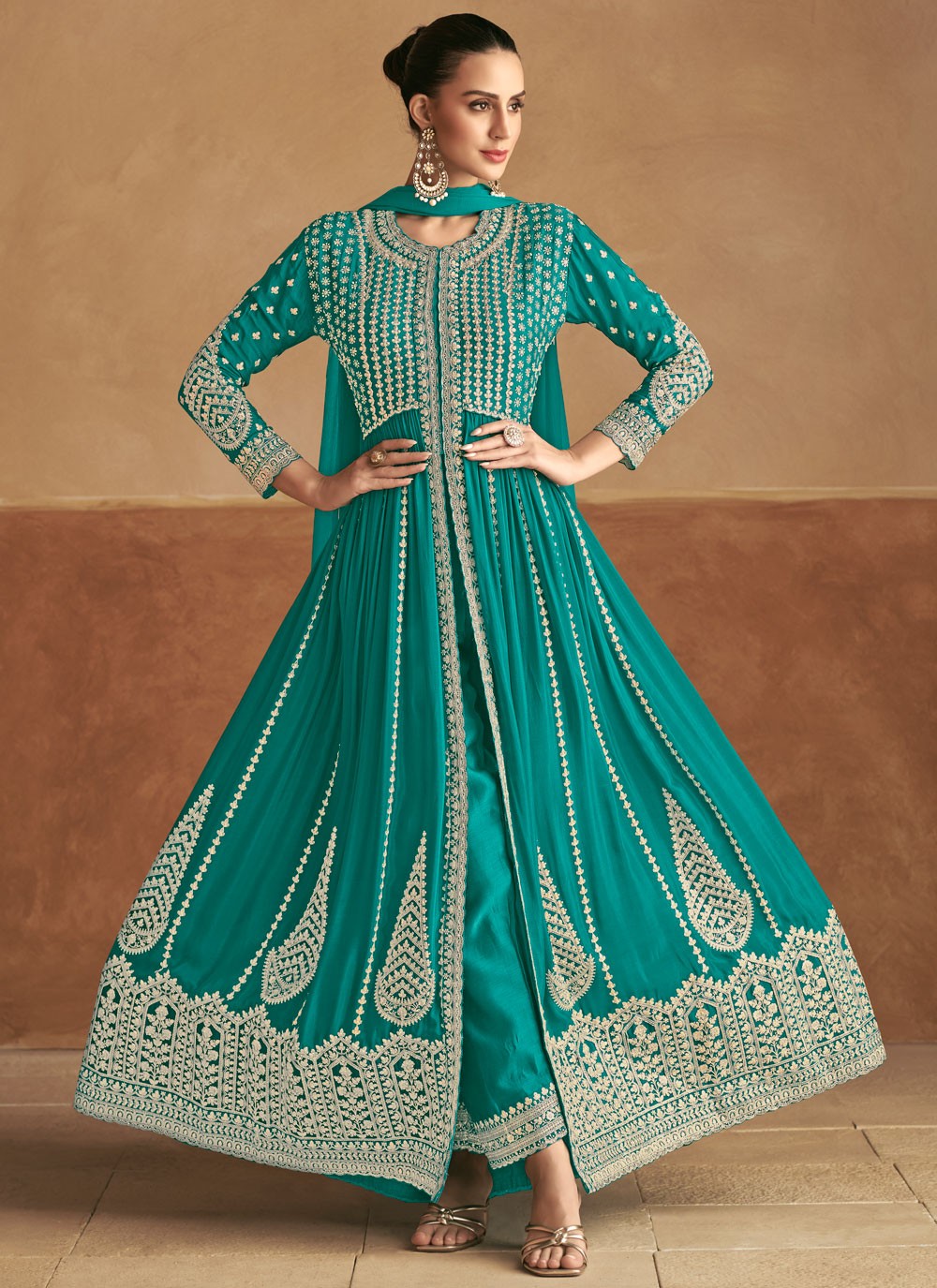 Chinon Salwar Suit - T3786