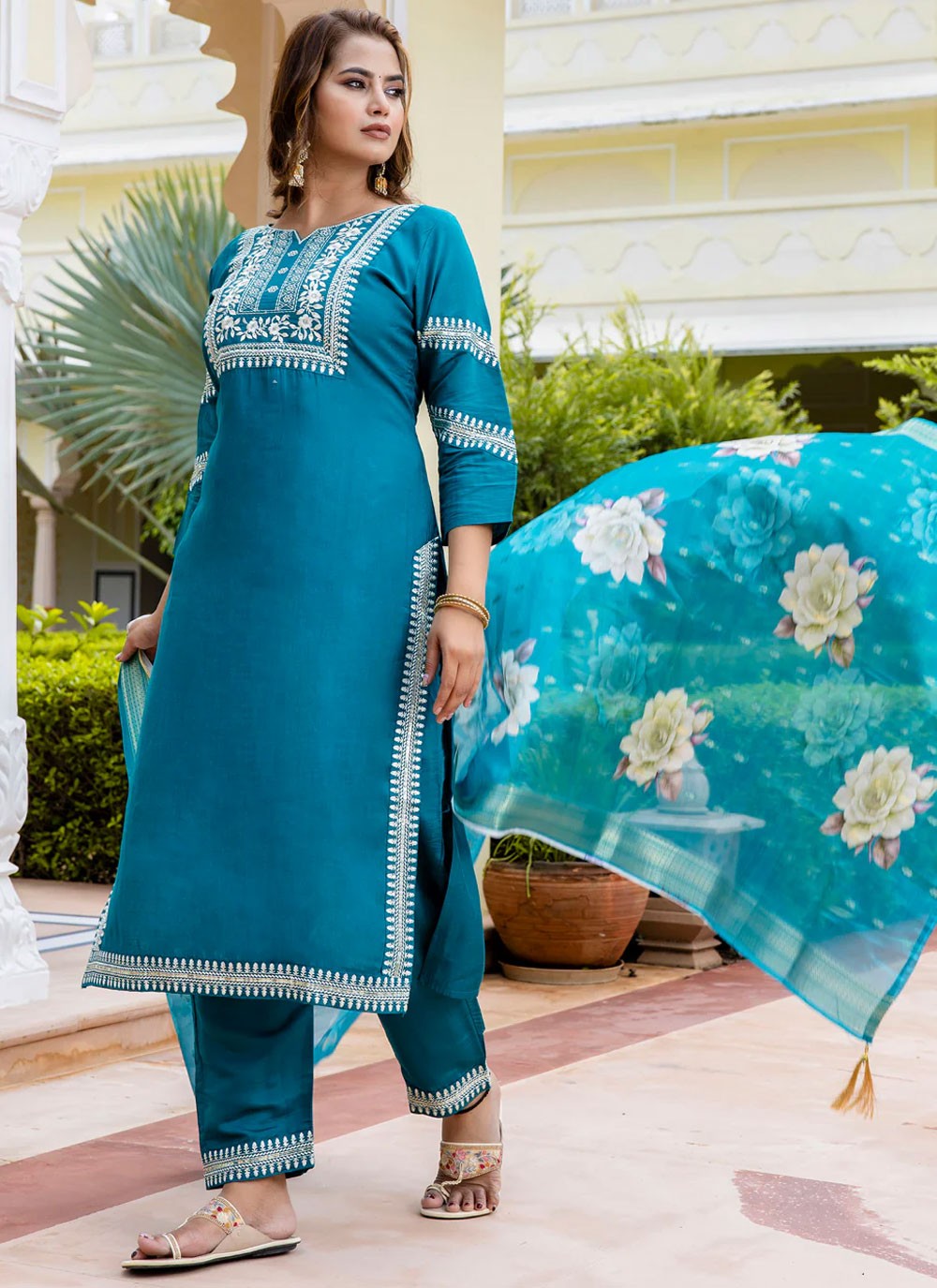 Viscose Salwar Suit - T3875