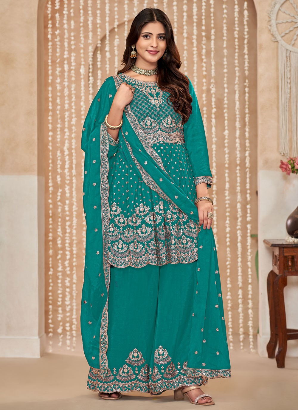 Chinon Salwar Suit - T3248