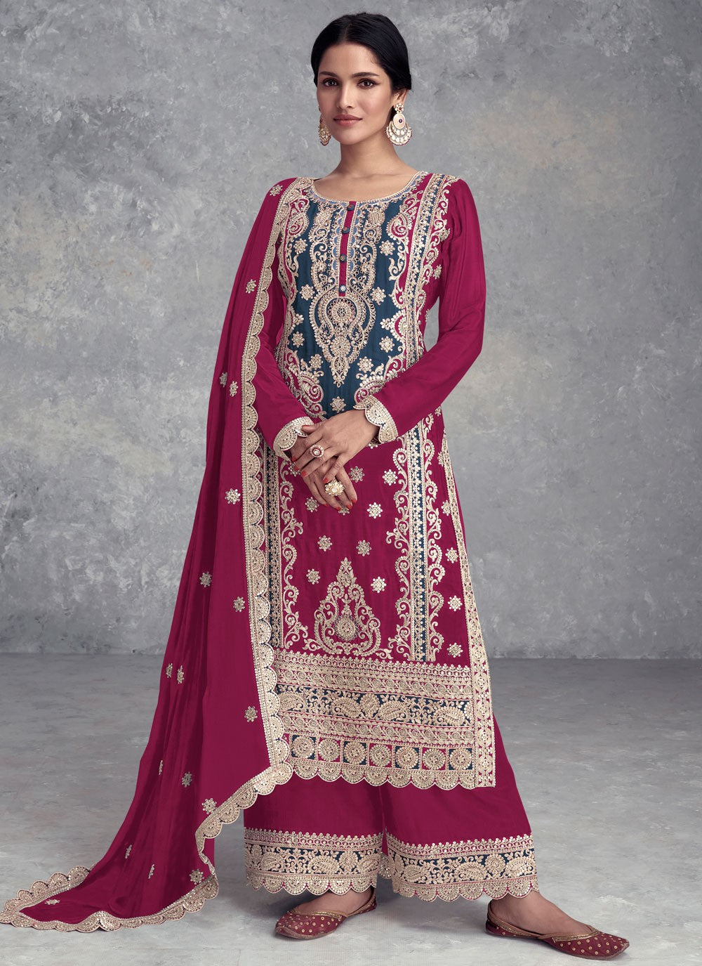 Chinon Salwar Suit - T3406