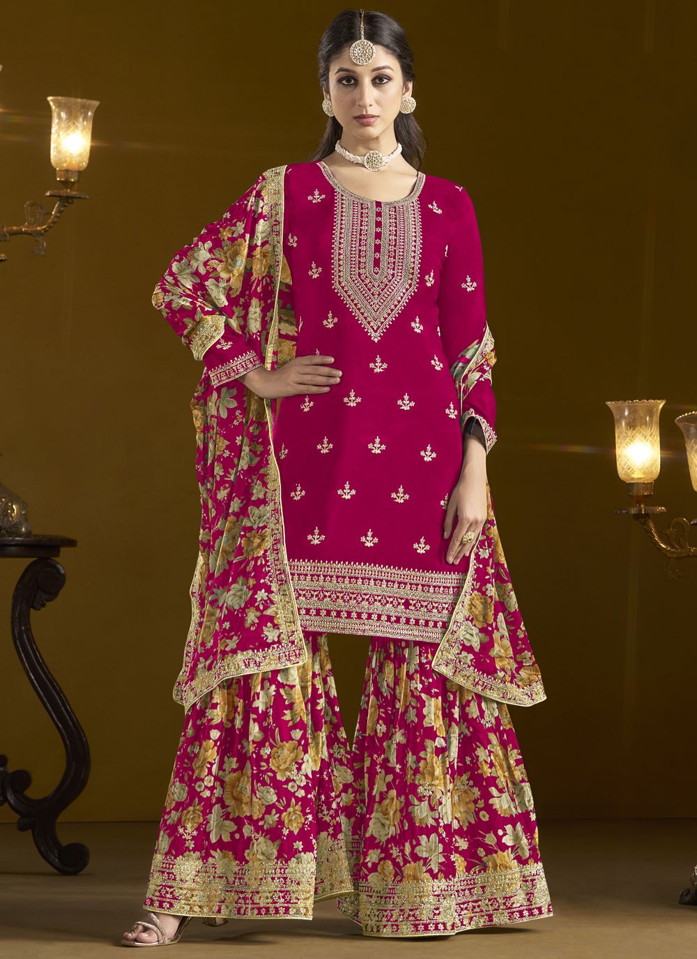 Chinon Salwar Suit - T3810