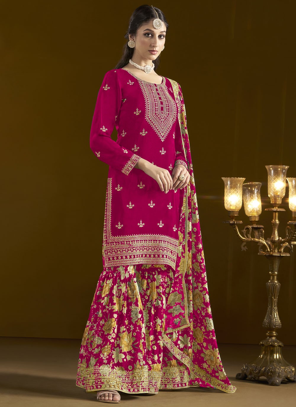 Chinon Salwar Suit - T3810